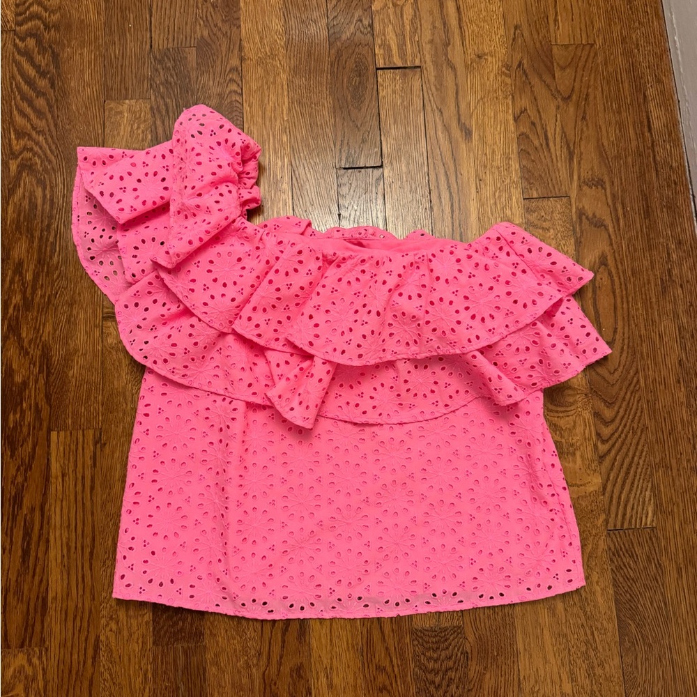 Lilly Pulitzer Pink Eyelet Blouse